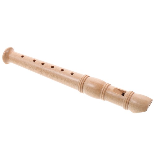 Khaki wooden soprano - wooden, recorder