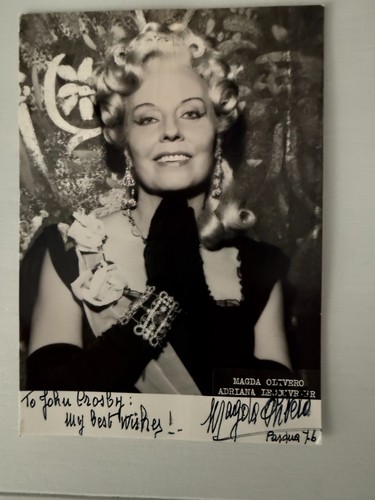 Opera autographs magda - opera,