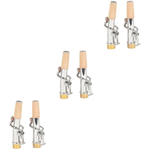 6pcs durable silver saxophone - 6pcs,