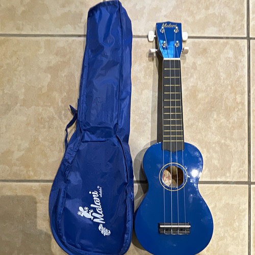 Malani blue soprano - blue, ukulele